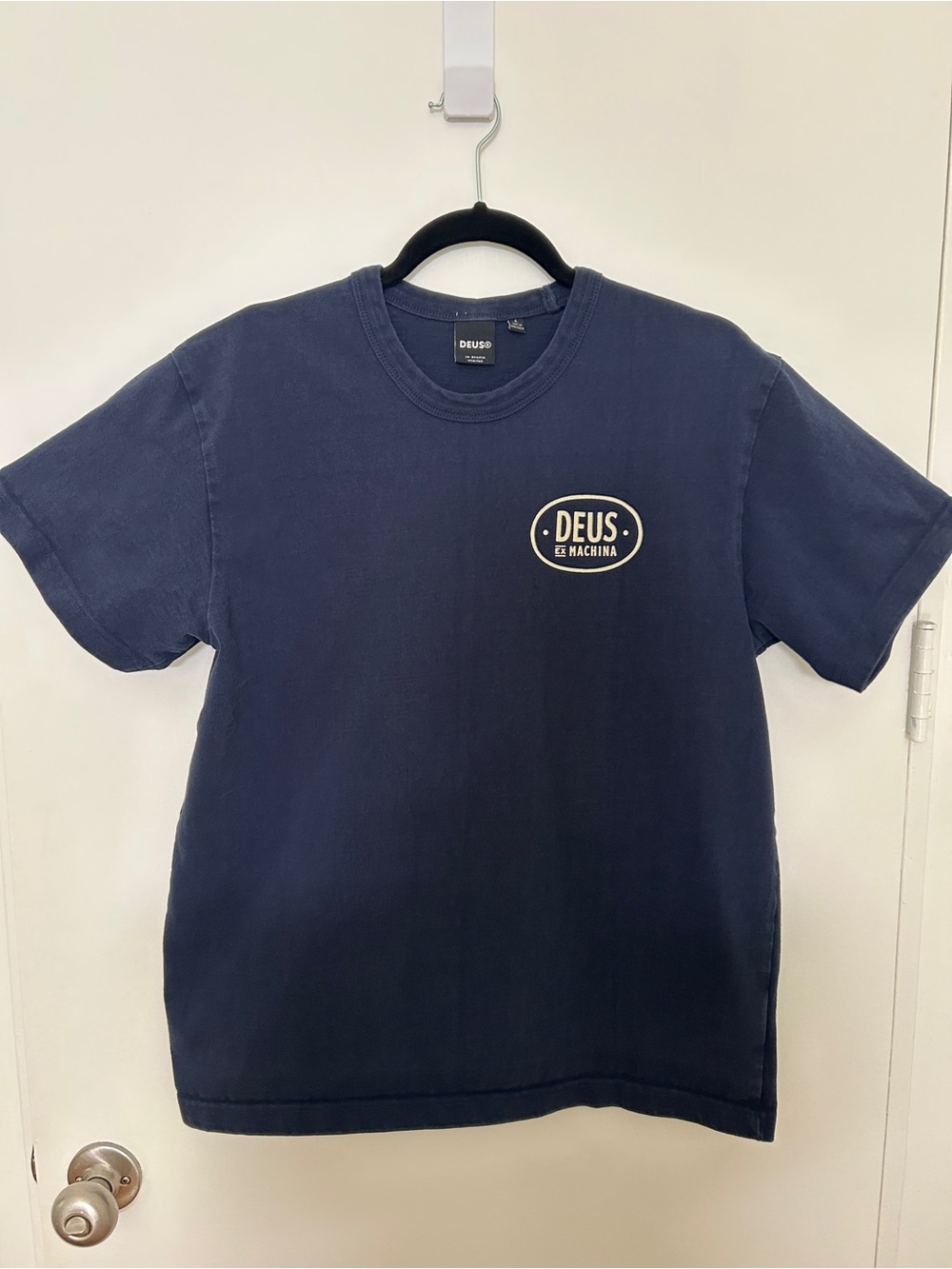Men's Navy Deus T-Shirt